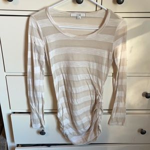 Small maternity tunic white